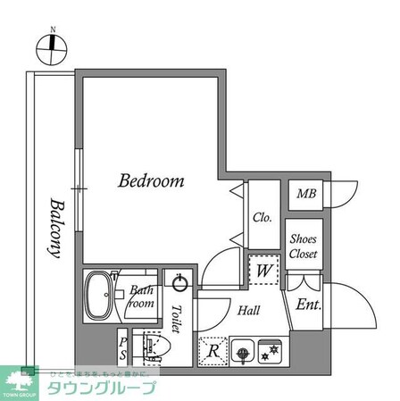 クオリタス押上の物件間取画像